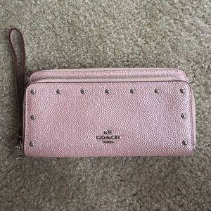 Pink Coach Wallet