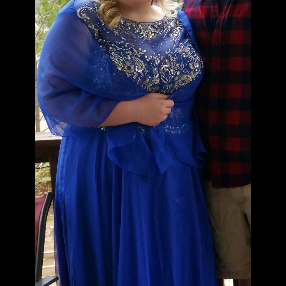 Blue prom dress!!!