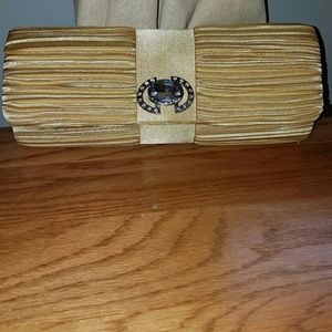 Satin clutch