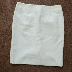 Ann Taylor white pencil skirt NWT
