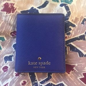 Royal Blue Kate Spade wallet, small