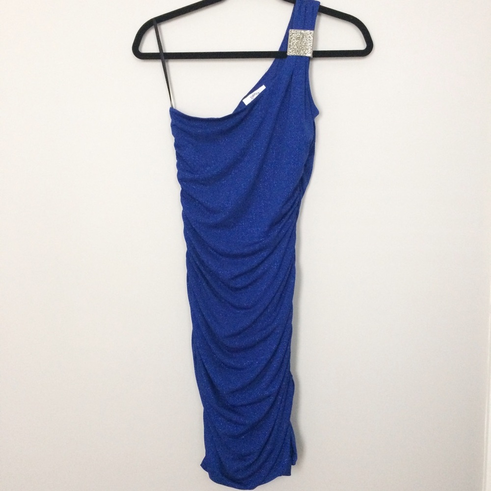 Sparkly Blue Dress - small