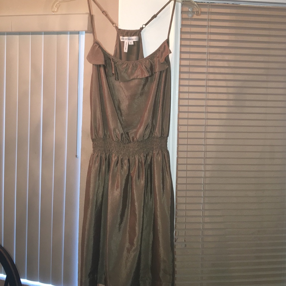 BCBG generation taupe dress