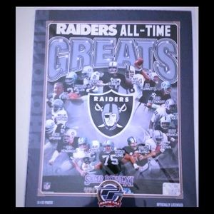 OAKLAND RAIDERS Legends 8x10 Officially Licensed