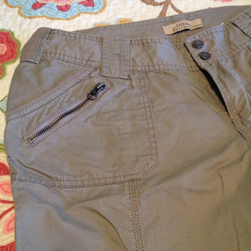 Natural reflections olive pants