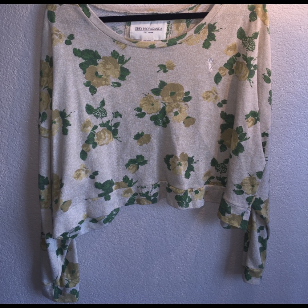 OBEY: Floral Sweater