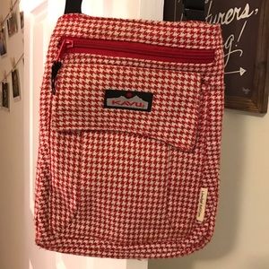Kavu Houndstooth Cross Body Purse