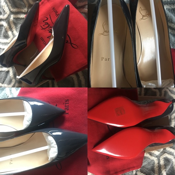 Christian Louboutin Pigalle Follies Pump Gray 36.5 - Picture 3 of 4