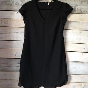 Black mini dress
