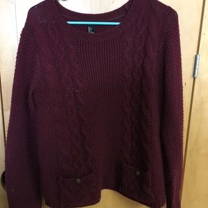 Maroon sweater