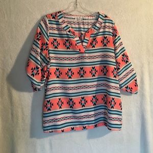 Aztec blouse