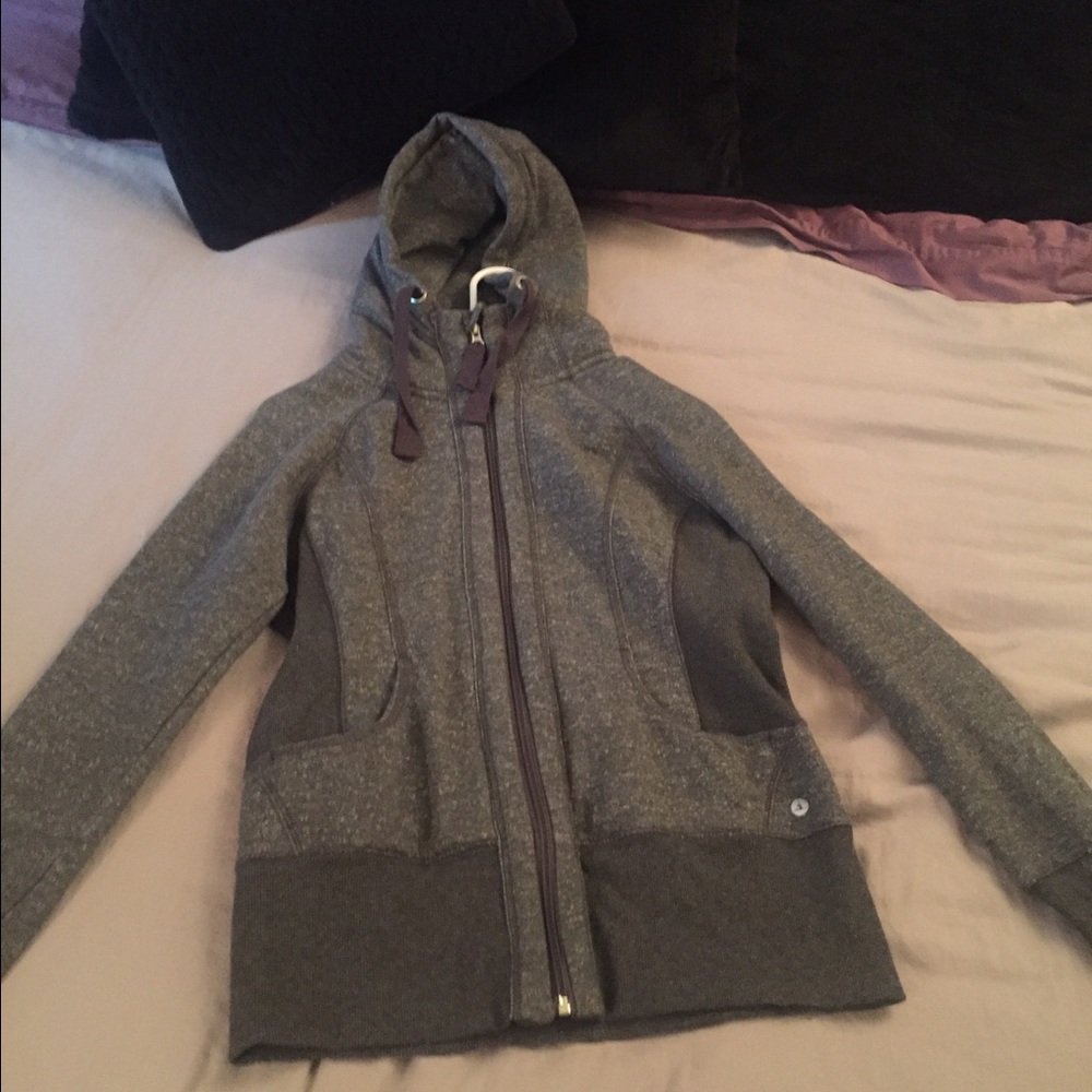 Grey sweatshirt medium with thumb holes