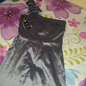 Ruffle One shoulder Dress???