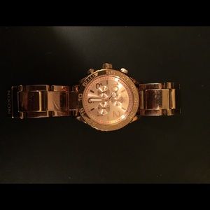Nixon 51-30 Rose Gold Chrono Watch