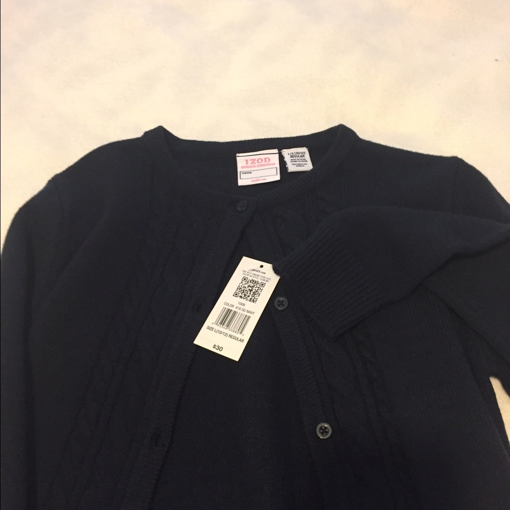 IZOD New sweater. Navy blue