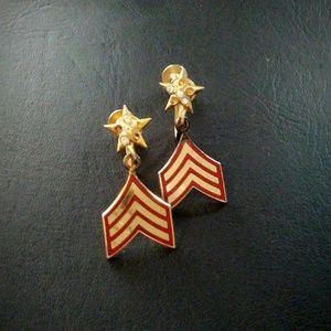 Military earrings