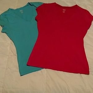 Two women's/juniors shirts