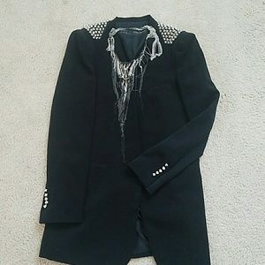 Zara Studded Blazer