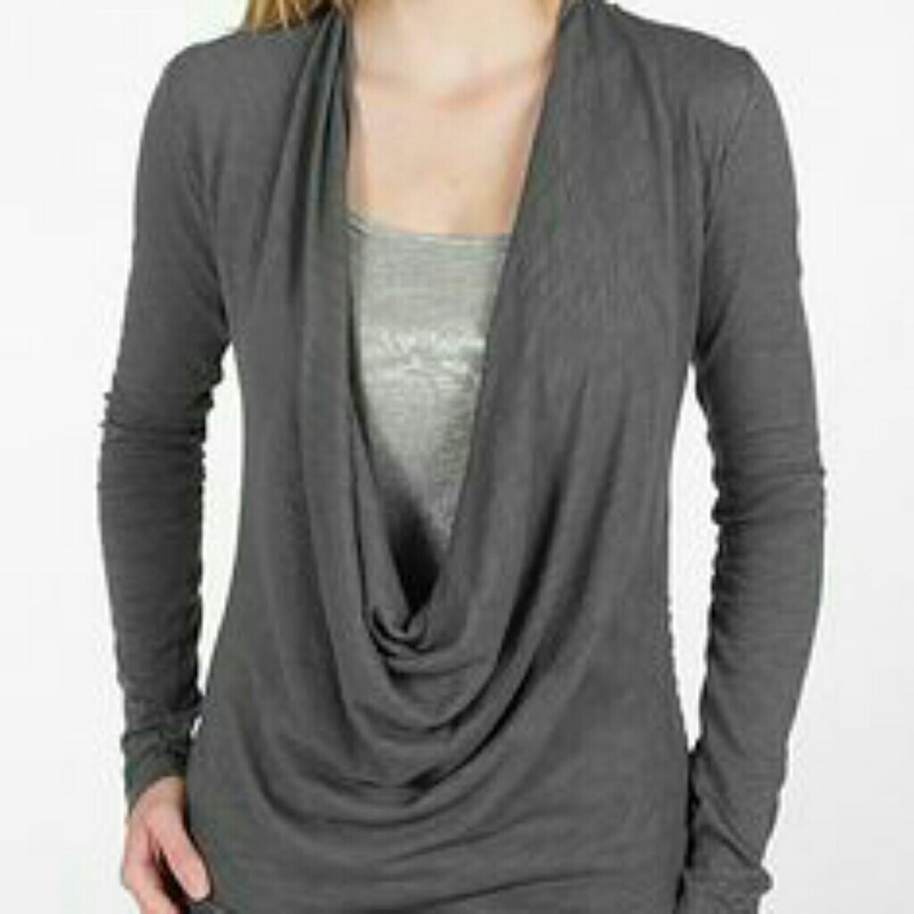 Cowl neck t-shirt