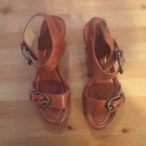 Frye Savannah Buckle Two Piece Sandal