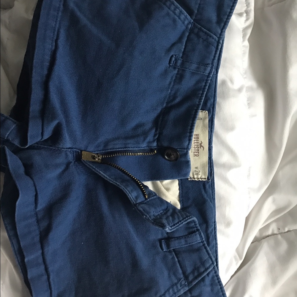Blue hollister shorts