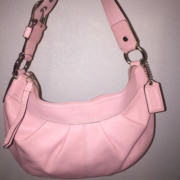 Coach Handbags - Coach pink hobo
