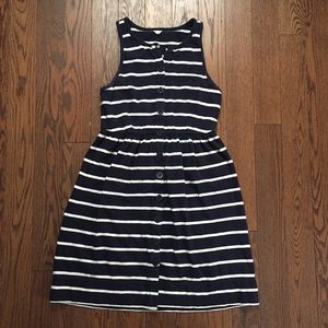 J Crew Striped Button Down Dress XS