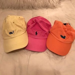 Vineyard vines, polo, and southern marsh caps!