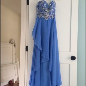 Blue Prom dress