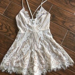 Lace romper