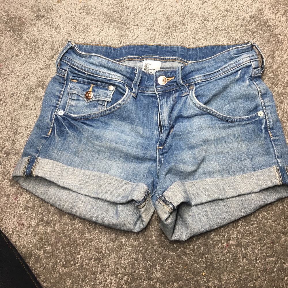denim shorts