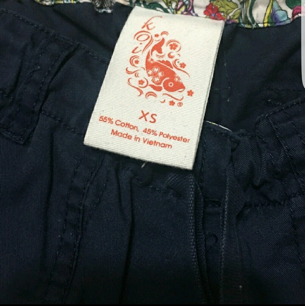 Koi Scrub pants. XS. Navy Blue