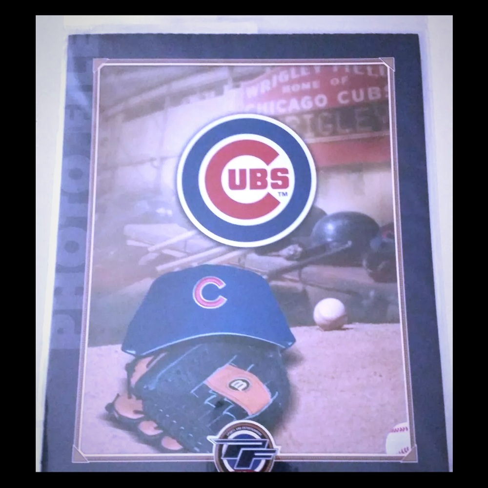 CHICAGO CUBS World Series 8x10 officially Licensed