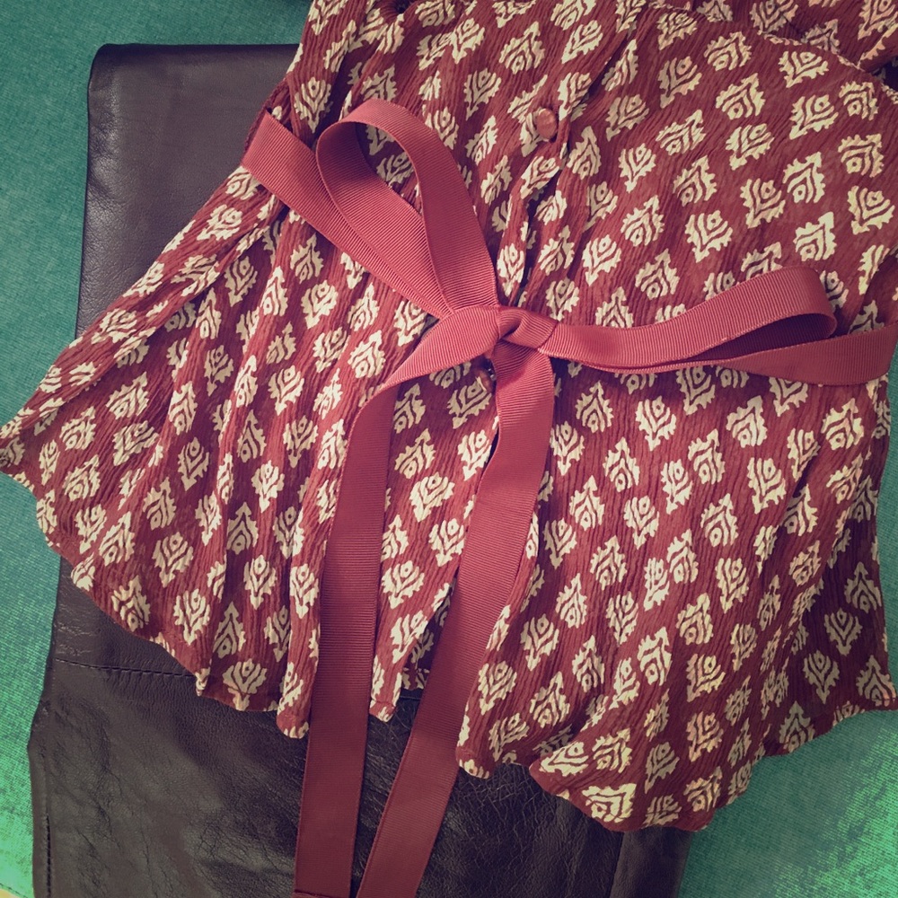 Banana Republic silk blouse