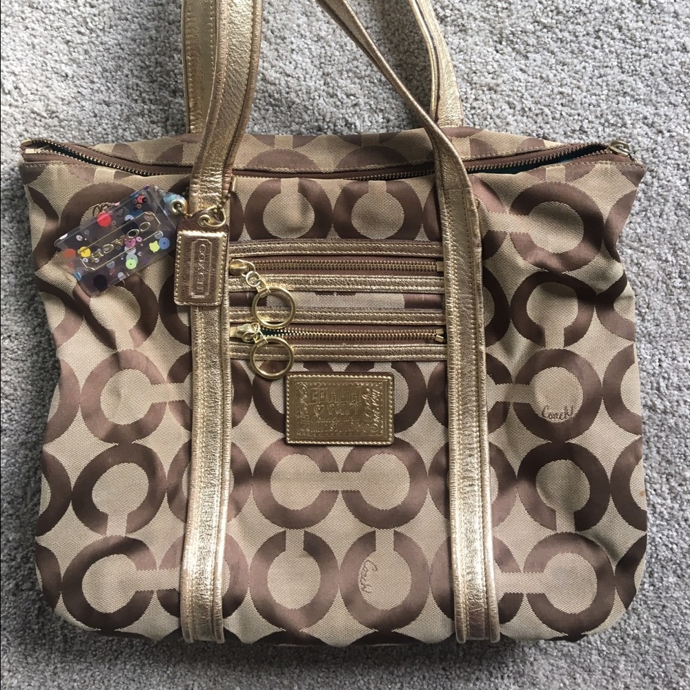 Coach Poppy Tote Bag