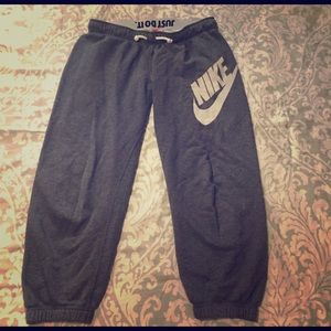 Nike sweats pants. Mid calf length