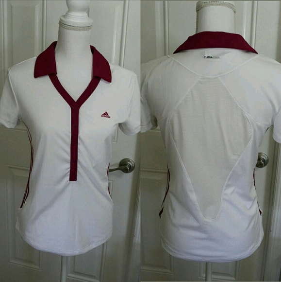 Adidas
Women's Short Sleeve Polo Shirt Size M - Picture 1 of 6