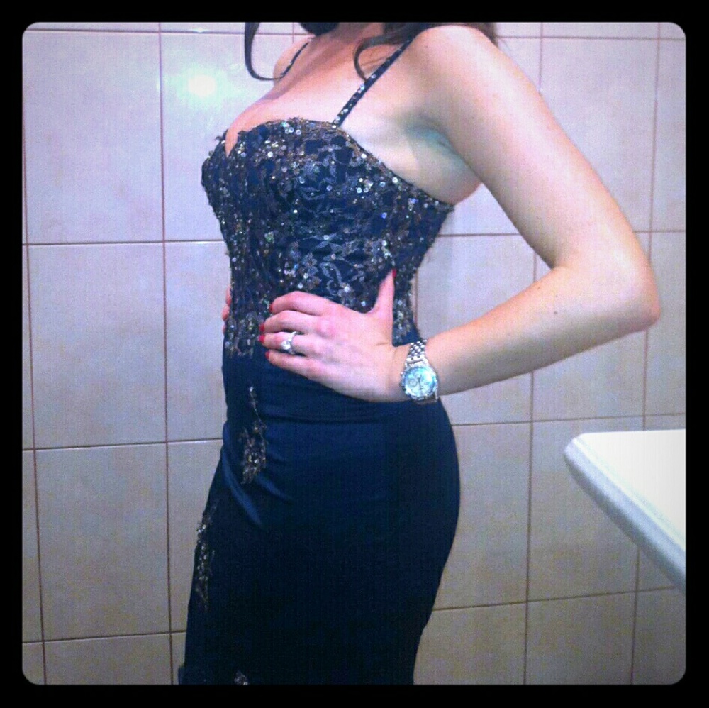 Used worn once blue mandalay dress