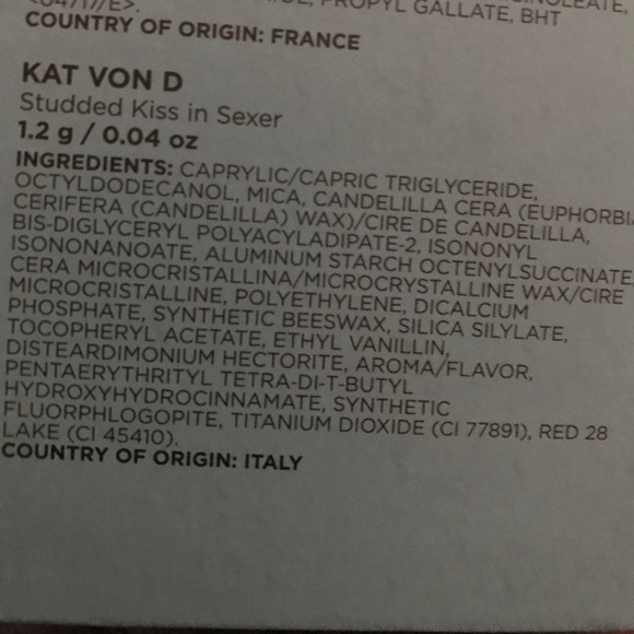 Kat Von D studded lipstick - Picture 3 of 3