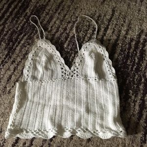 Brandy Melville crochet top