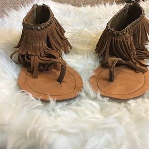 Steve Madden "Surrie" Fringe Sandal