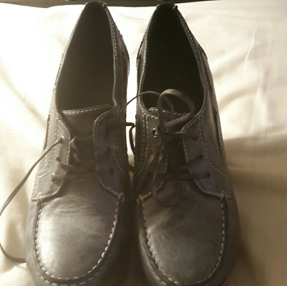 Joes Jeans Black Wedge Booties - Picture 2 of 4