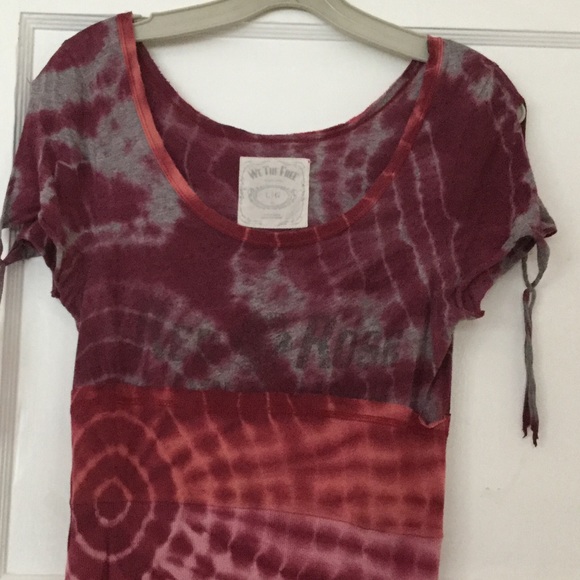 FREE PEOPLE ~We The Free, tye dyed fancy t-shirt!! - Picture 5 of 6