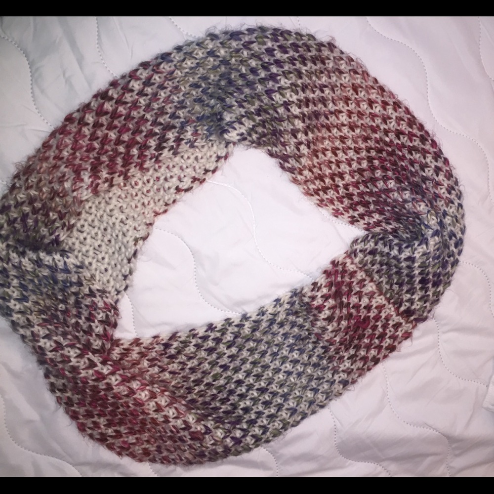 Multicolored infinity scarf!