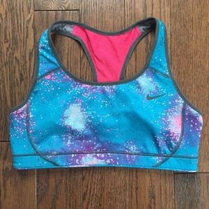 Nike Running Sports Bra Neon Pattern