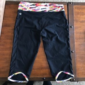 Fabletics running Capri leggings