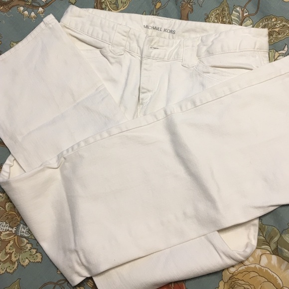Michale Kors White Jeans, size 10 - Picture 2 of 4