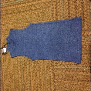 Turtle neck tank top.