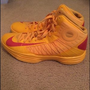 Yellow/Red Nike Hyperdunks