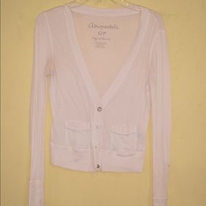 Light weight, white cardigan